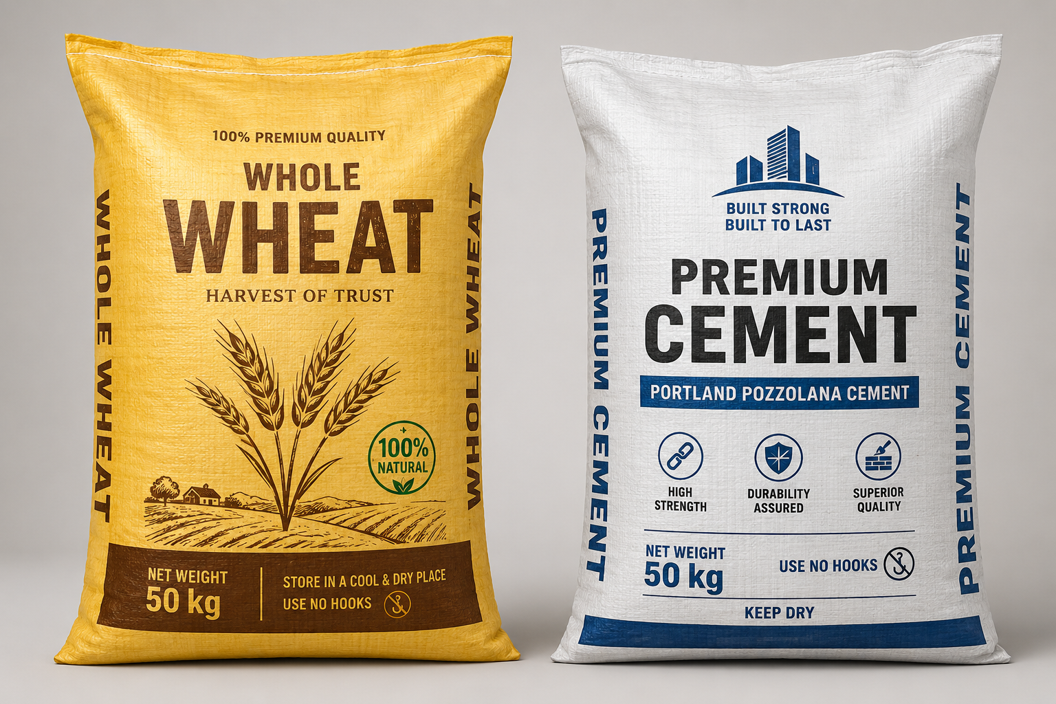 Moisture-proof LD LLD liner bags for woven sack packaging